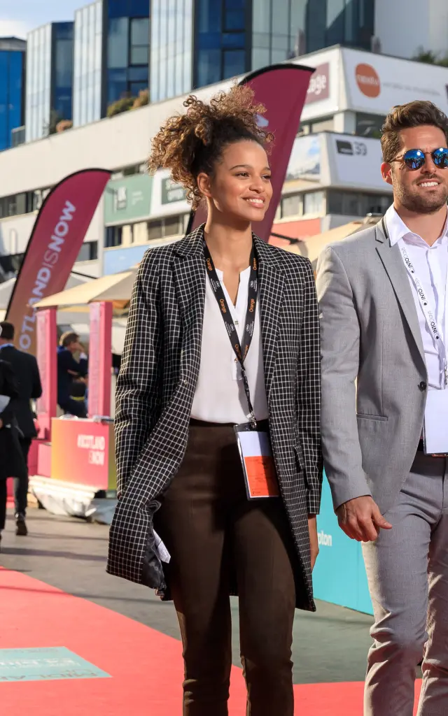 Le Palais des Festivals pendant un congrès