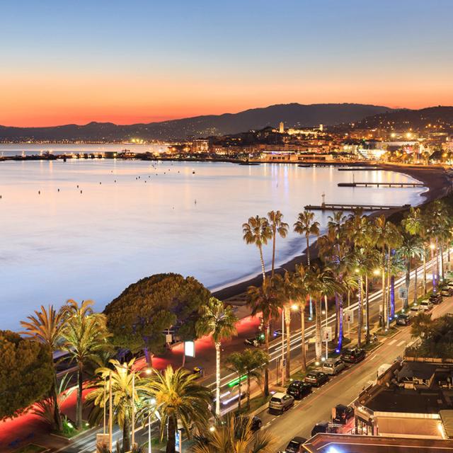 Cannes Croisette By Night
