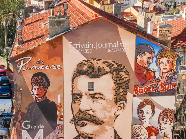 Fresco Guy De Maupassant C Maire De Cannes