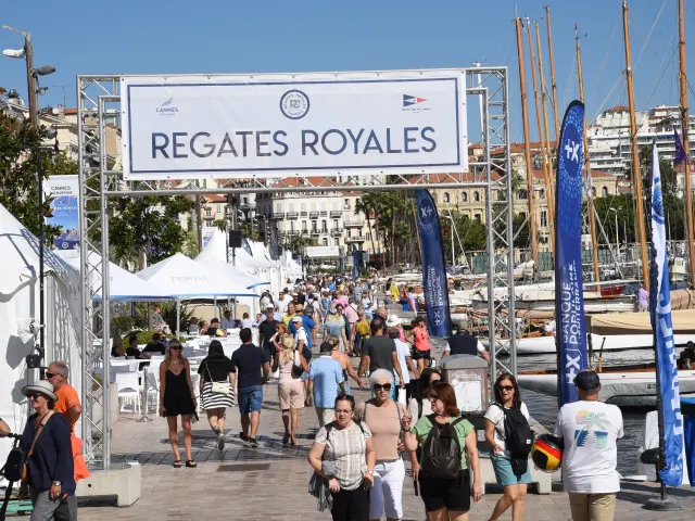 Course des Régates Royales à Cannes