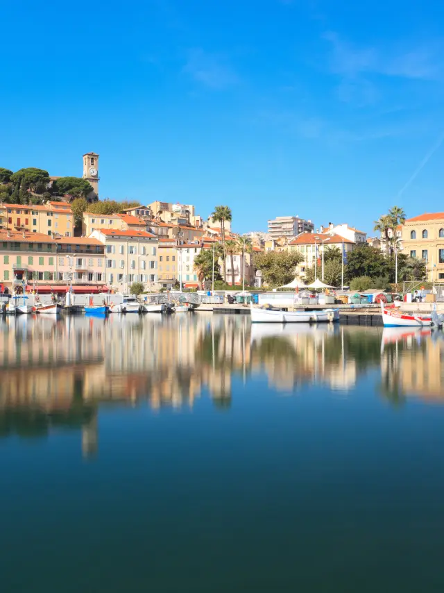 Le Suquet et le vieux port de Cannes