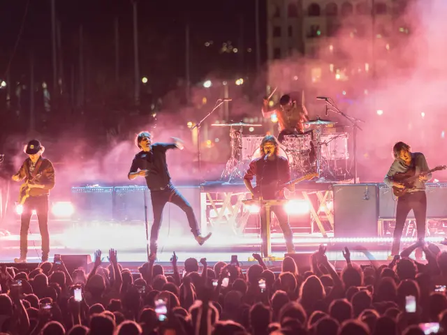 Concert sur la terrasse du Palais des Festivals et des Congrès de Cannes